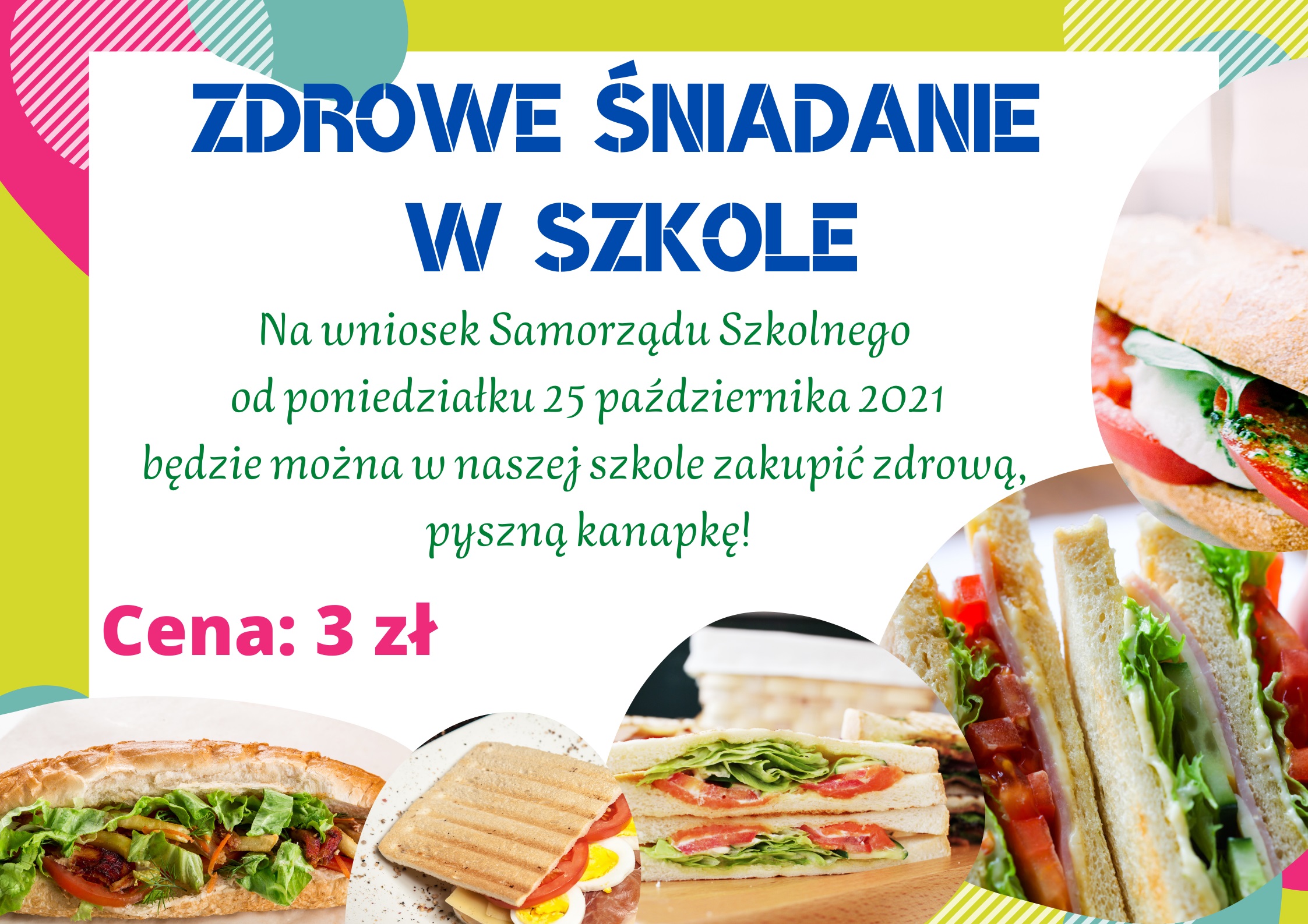 ZDROWE ŚNIADANIE W SZKOLE