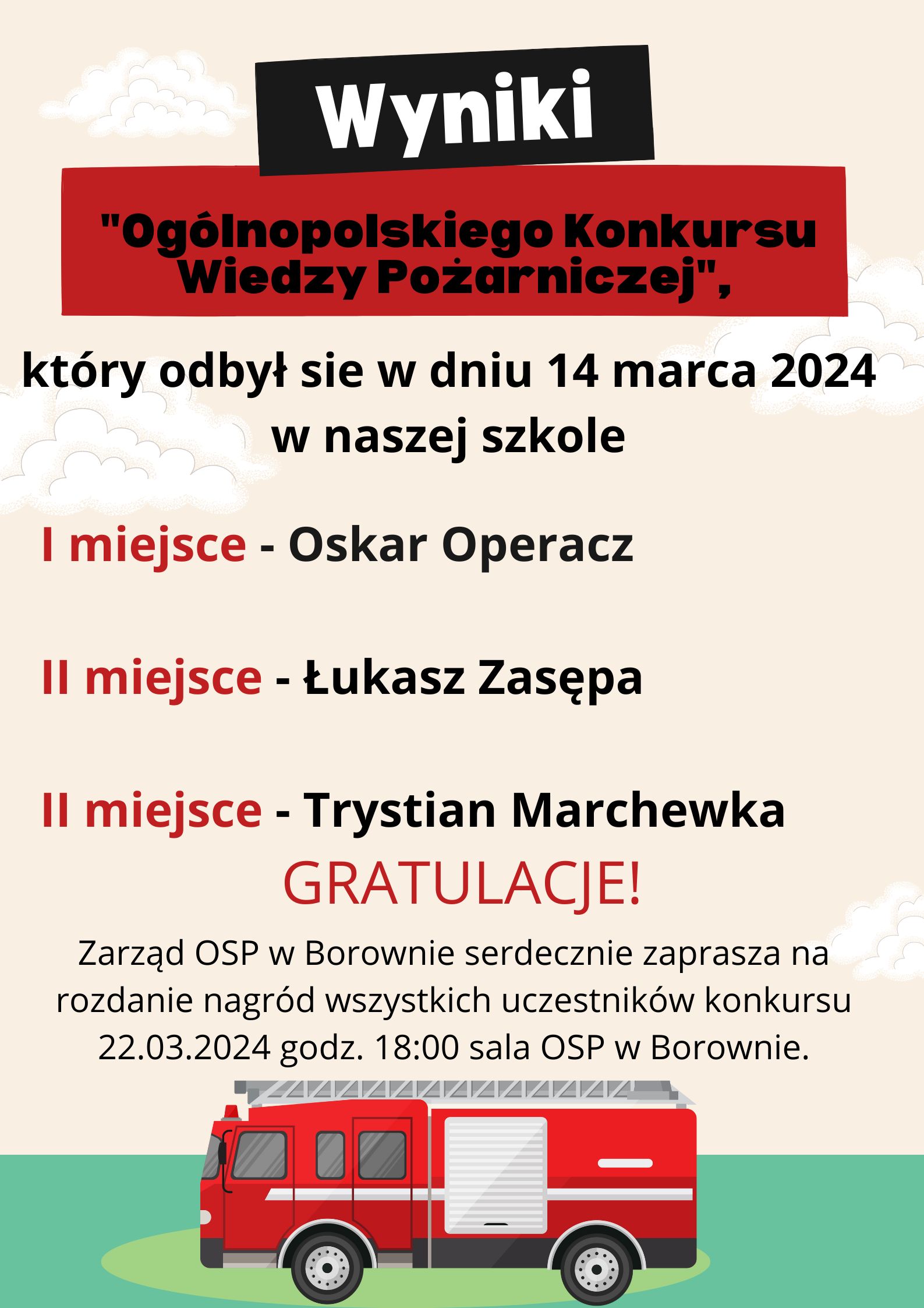 Ogólnopolski Konkurs Wiedzy Pożarniczej 1